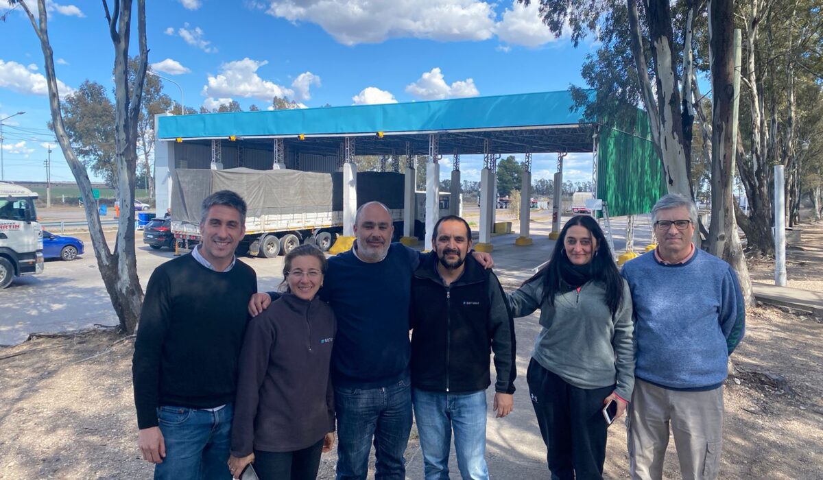 Visita de apumag en senasa al puesto km 714 y al puerto de bahia blanca